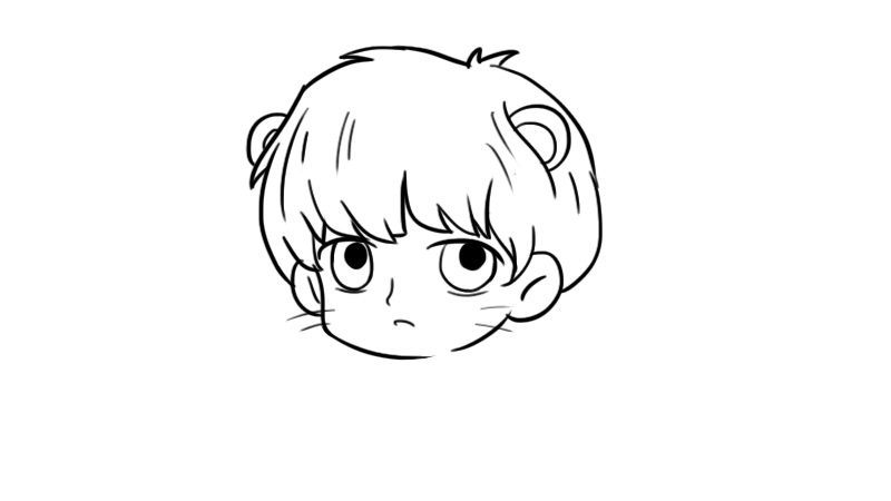 易烊千玺简笔画