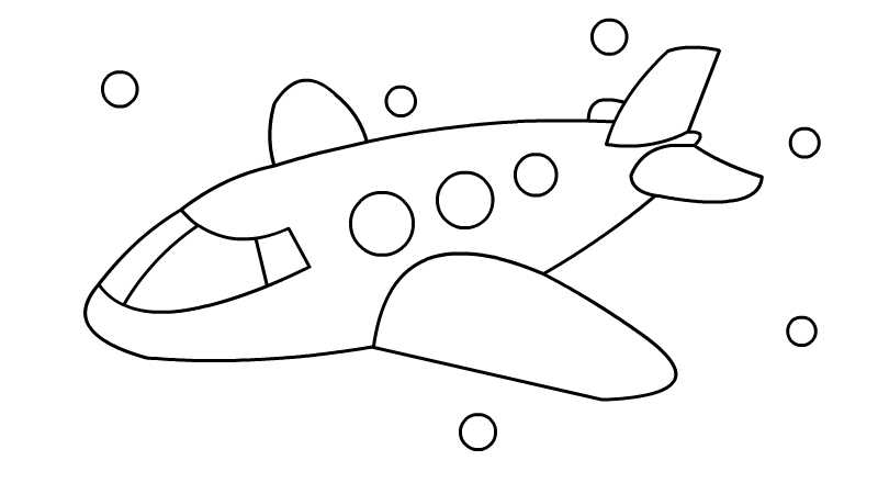 飞机模型简笔画 飞机模型简笔画怎么画