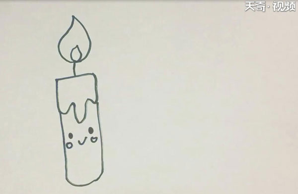 蜡烛简笔画