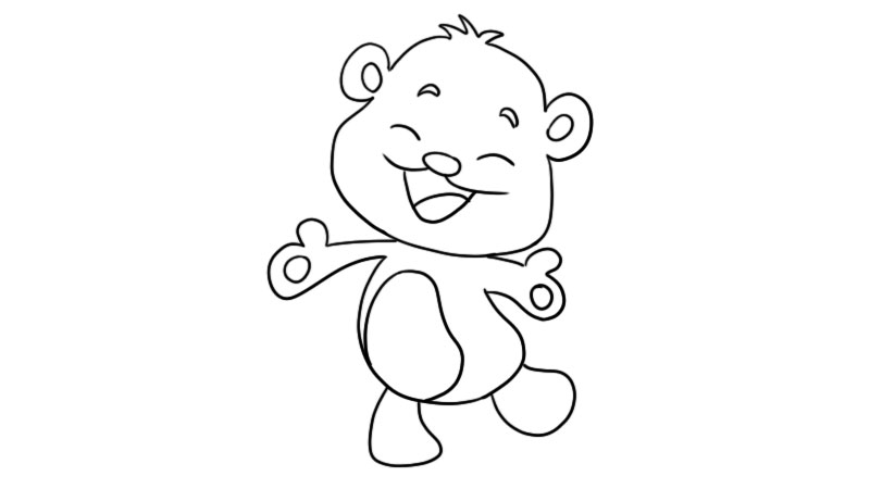 熊的简笔画