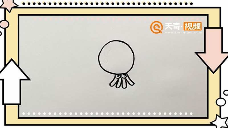 章鱼哥简笔画