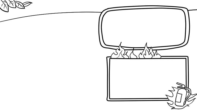森林防火手抄报