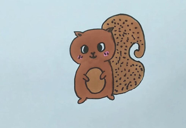松鼠简笔画 松鼠怎么画