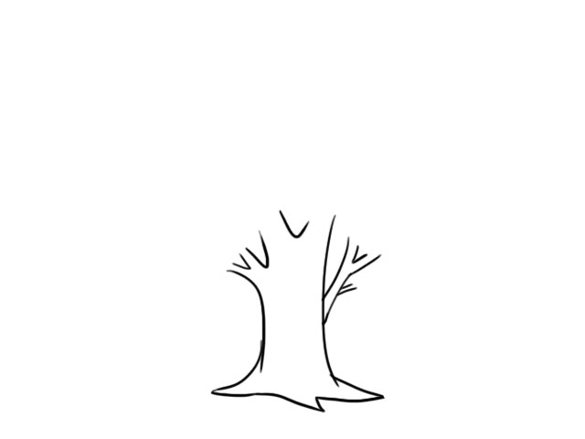 大树简笔画