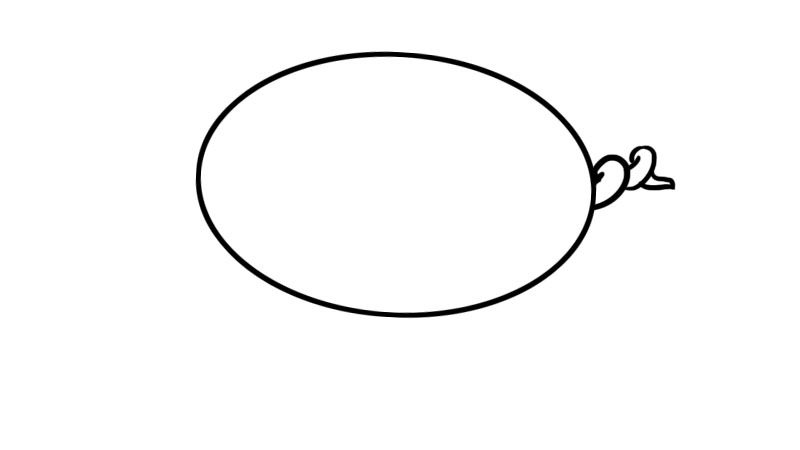 西瓜投手简笔画怎么画  西瓜投手简笔画画法