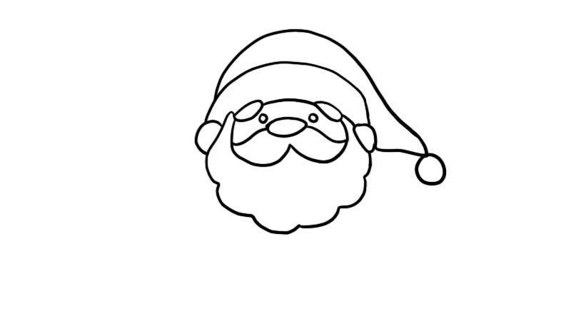 圣诞老人简笔画