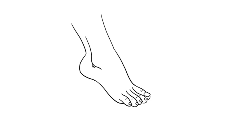 小脚丫简笔画 小脚丫的可爱画法
