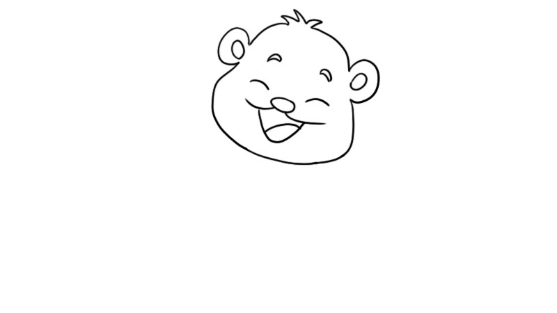 熊的简笔画