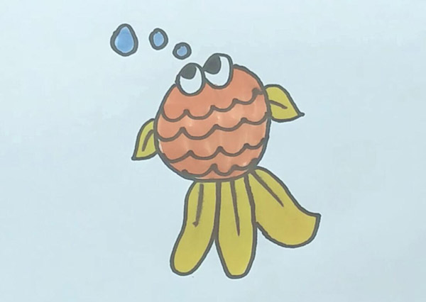 金鱼简笔画