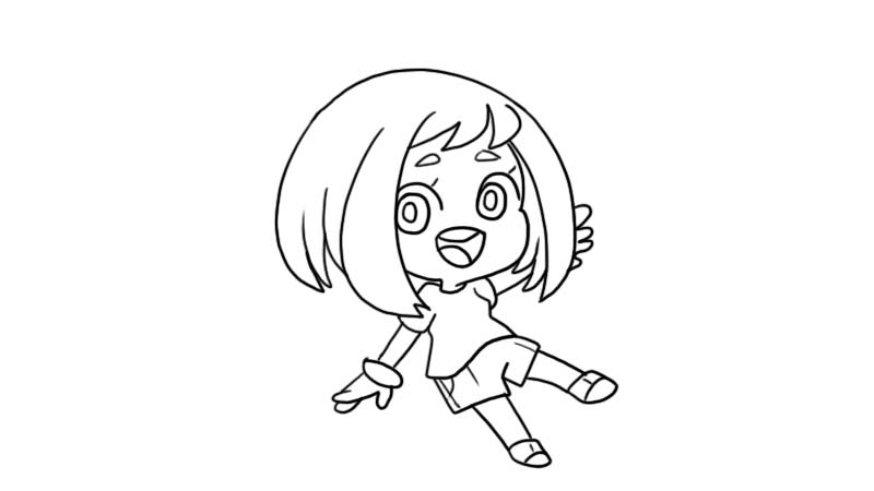 我的英雄学院简笔画