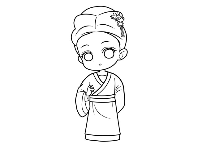 知否赵丽颖q版画法