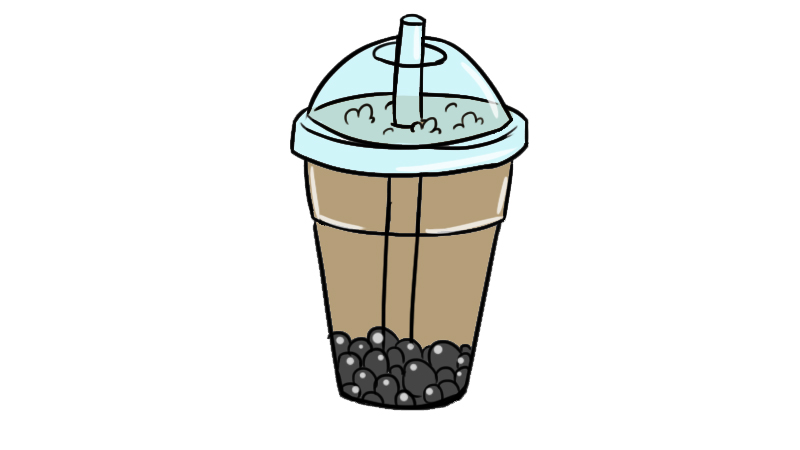 奶茶简笔画 奶茶怎么画好看