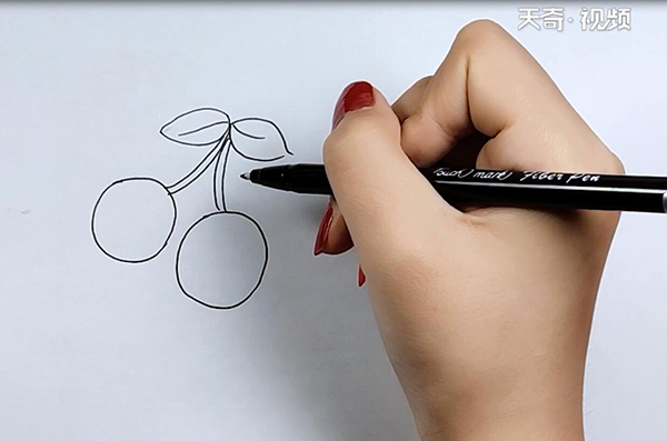 樱桃简笔画