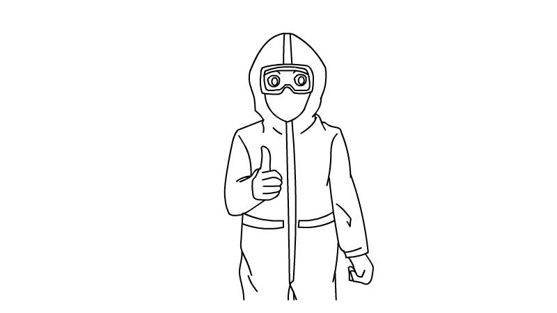 致敬前线医护人员简笔画教程  致敬前线医护人员简笔画步骤