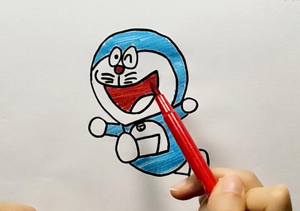 哆啦A梦简笔画