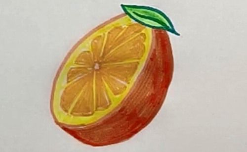 橙子简笔画