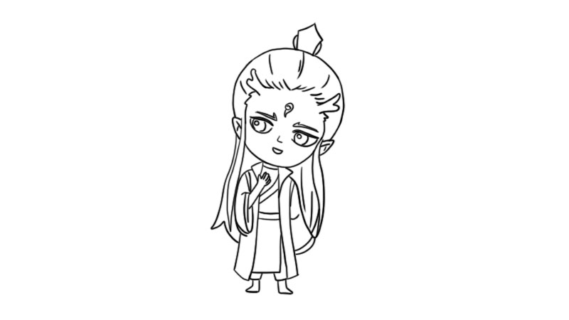 敖丙简笔画 敖丙简笔画如何画
