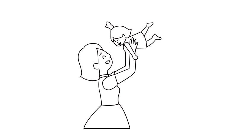 母亲节简笔画的画法是什么  母亲节简笔画的画法