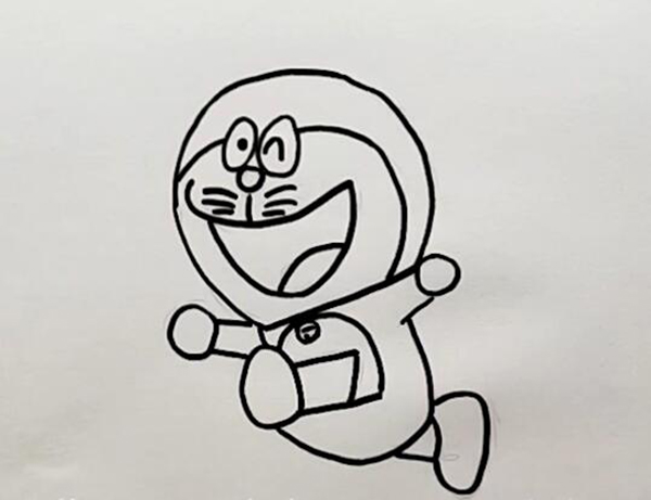 哆啦A梦简笔画
