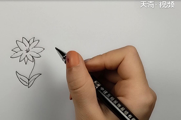 花朵简笔画