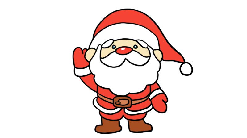 圣诞老人简笔画