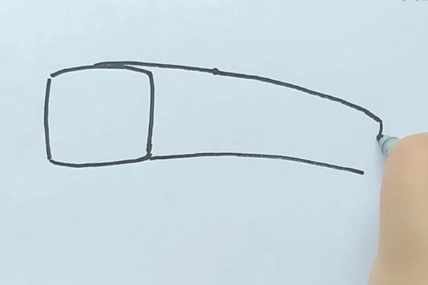 绿皮火车简笔画