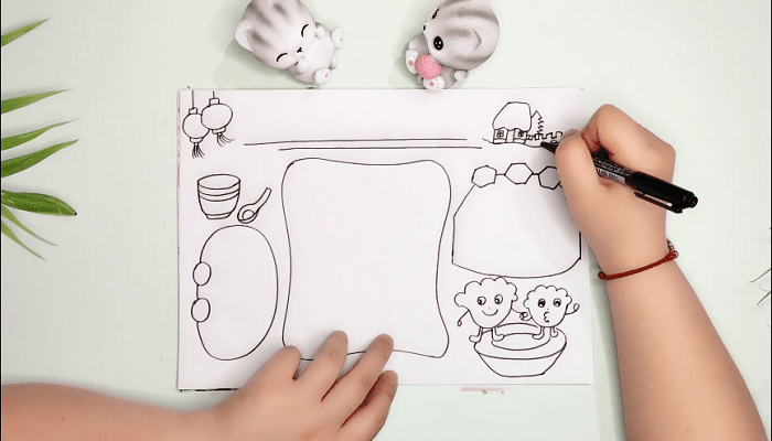 ​冬至手抄报 ​冬至画报