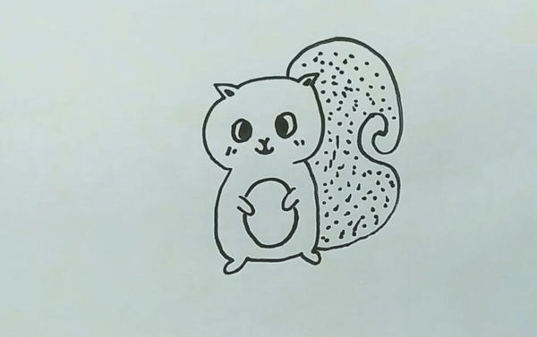 松鼠简笔画 松鼠怎么画
