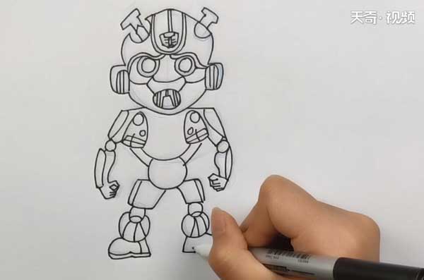 变形金刚简笔画