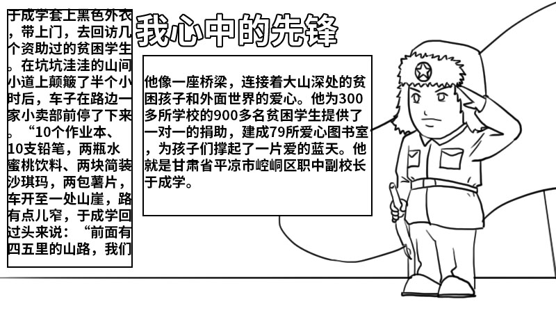 我心中的先锋手抄报 我心中的先锋手抄报怎么画