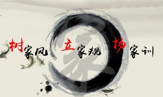 家风家规家训主要内容（家风家规家训）