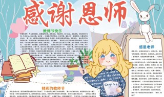 2020教师节手抄报内容 2020年教师节手抄报来了,老师您辛苦了