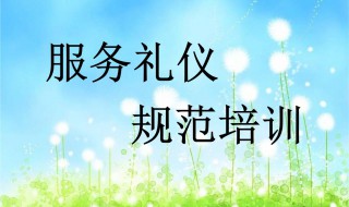 服务礼仪培训资料 服务礼仪培训资料怎么写