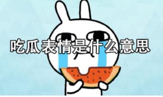 吃瓜表情是什么意思 [吃瓜]女生发是什么意思