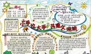 文明创建手抄报内容（文明创建手抄报内容文字）