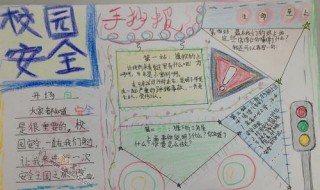 一年级简单安全手抄报（一年级简单安全手抄报 易画）