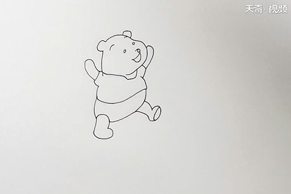 小熊维尼简笔画