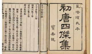 初唐四杰是哪四个人啊