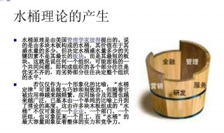什么叫水桶理论（什么叫水桶定律）