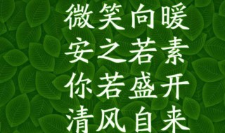 励志短句（励志短句正能量）